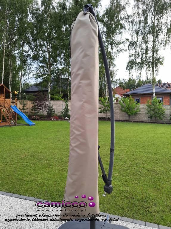 Pokrowiec na parasol ogrodowy WODOODPORNY + ściągacz